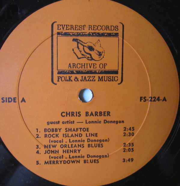 Chris Barber - Chris Barber With Guest Artist Lonnie Donegan(LP, Co...