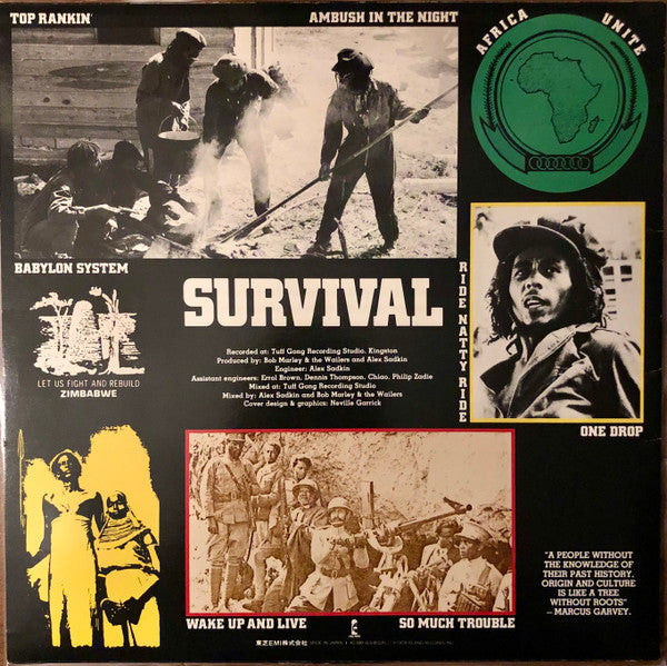 Bob Marley & The Wailers - Survival (LP, Album)