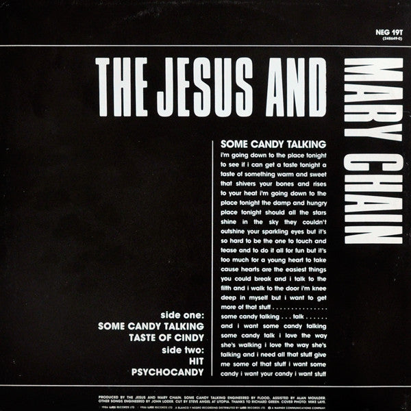 The Jesus And Mary Chain - Some Candy Talking E.P. (12"", EP, Ltd)