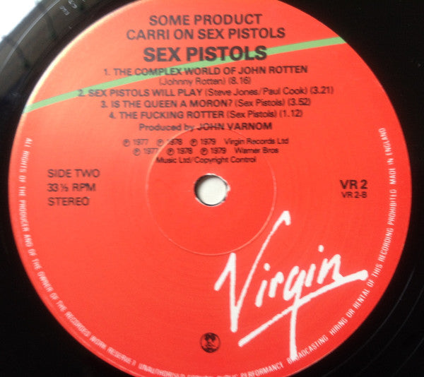 Sex Pistols - Some Product - Carri On Sex Pistols (LP, Album)