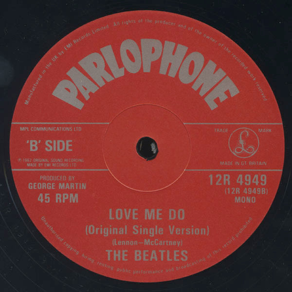 The Beatles - Love Me Do (12", Mono)