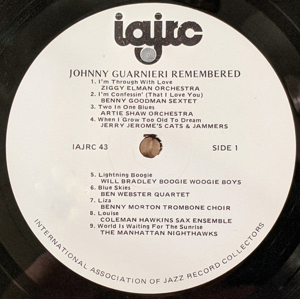 Various - Johnny Guarnieri Remembered As Sideman And Leader (LP, Comp)