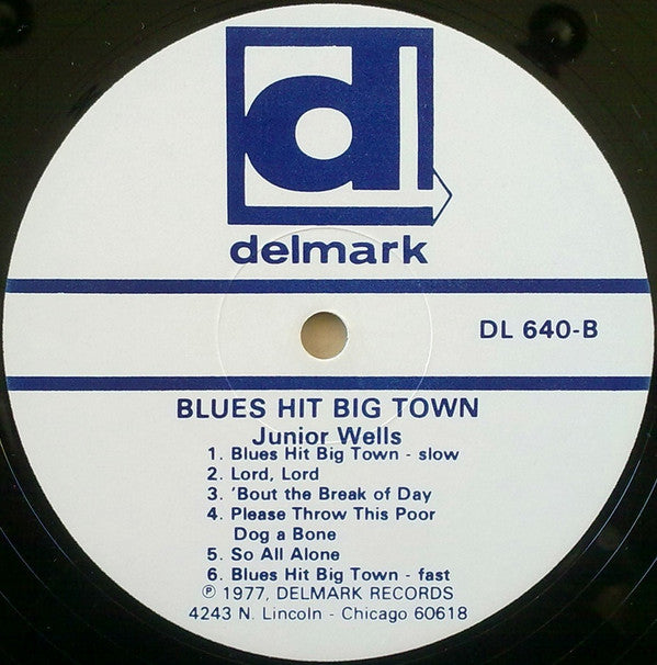 Junior Wells - Blues Hit Big Town (LP, Album)