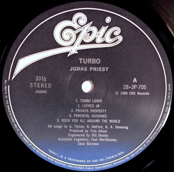 Judas Priest - Turbo (LP, Album)