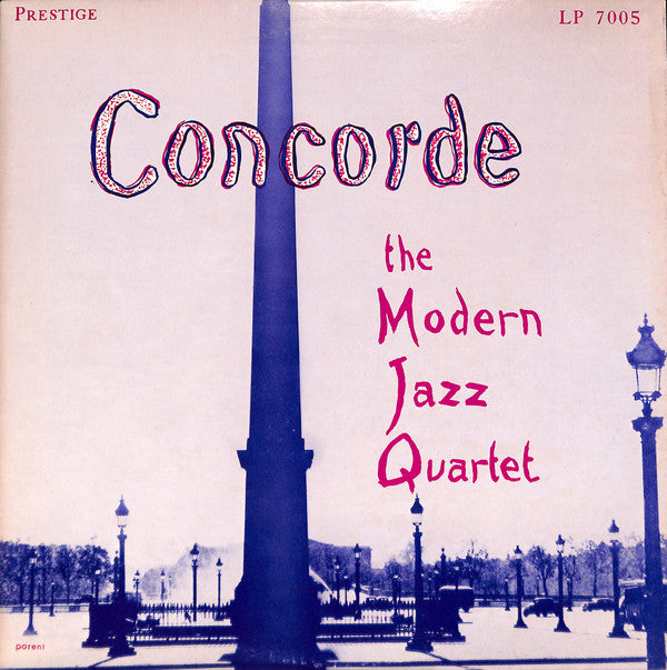 The Modern Jazz Quartet - Concorde (LP, Album, Mono, RE)