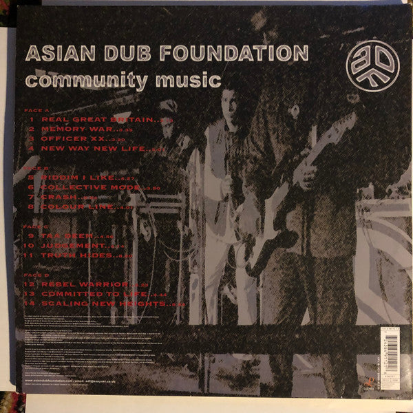 Asian Dub Foundation - Community Music (2xLP, Album)