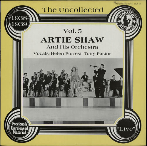 Artie Shaw And His Orchestra - The Uncollected Vol. 5(LP, Album, Mono)