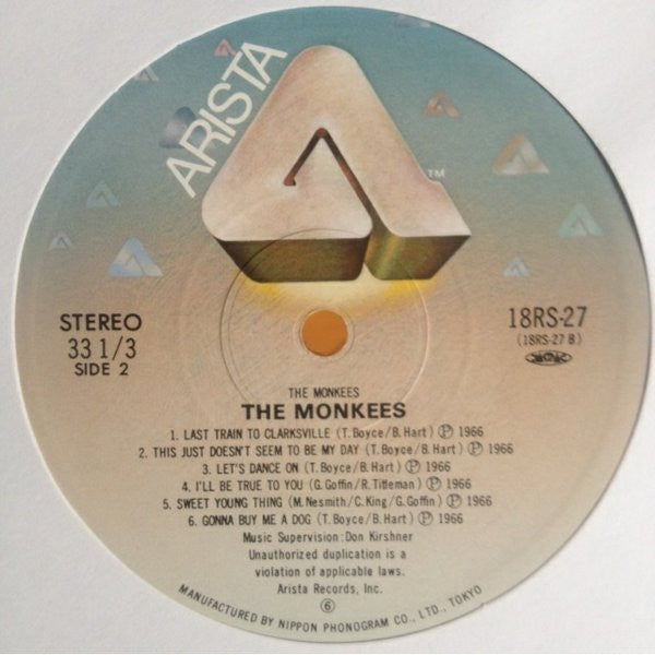 The Monkees - The Monkees (LP, Album, RE)