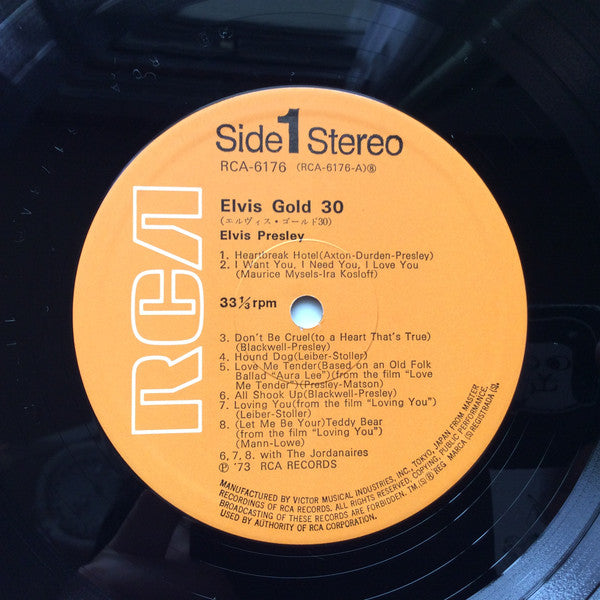 Elvis Presley - Elvis Gold 30 (2xLP, Comp)