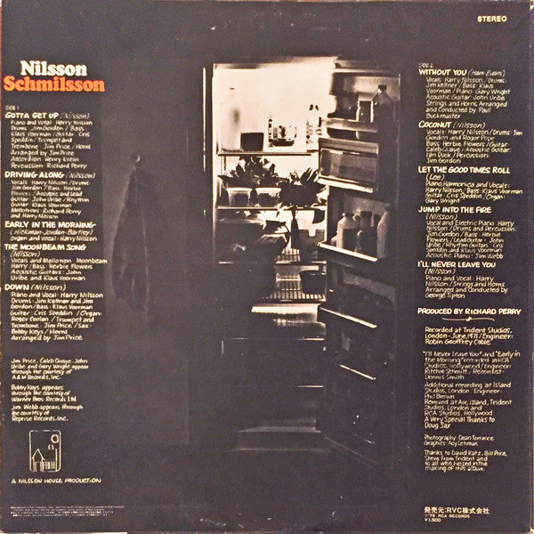 Nilsson* - Nilsson Schmilsson (LP, Album, RE)