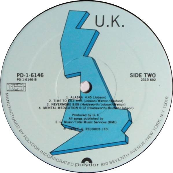 U.K.* - U.K. (LP, Album, PRC)
