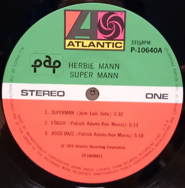 Herbie Mann - Super Mann (LP, Album)