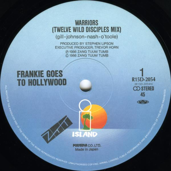 Frankie Goes To Hollywood - Warriors (Twelve Wild Disciples Mix)(12...