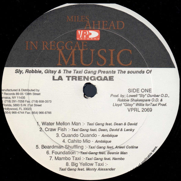 Sly & Robbie - The Sound Of La Trenggae(LP, Album)