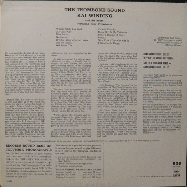 Kai Winding - The Trombone Sound (LP, Album, Mono, RE)