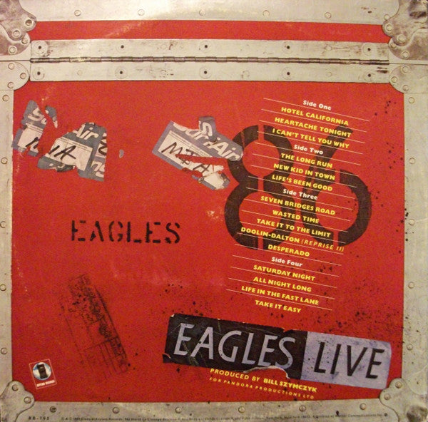 Eagles - Eagles Live (2xLP, Album, MON)