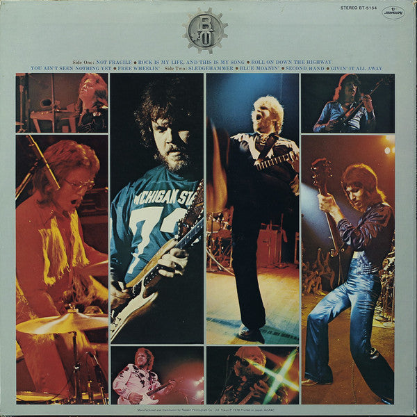 Bachman-Turner Overdrive - Not Fragile (LP, Album, RE)