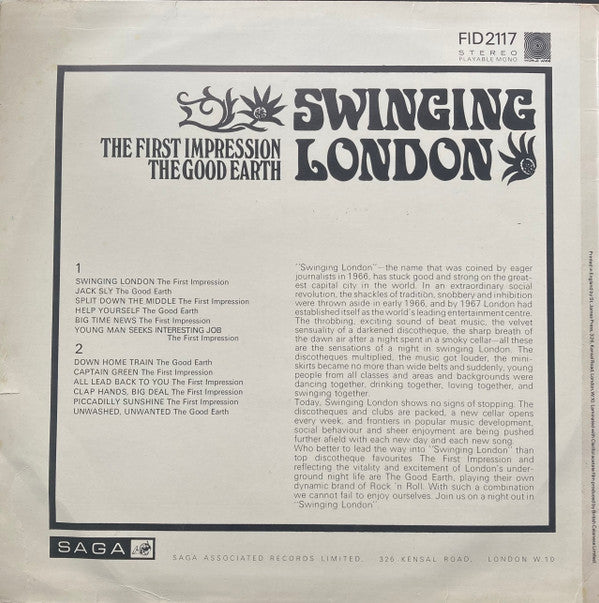 The First Impression / The Good Earth (2) - Swinging London (LP)