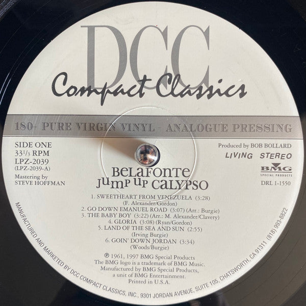 Harry Belafonte - Jump Up Calypso (LP, Album, Ltd, Num, RE, 180)