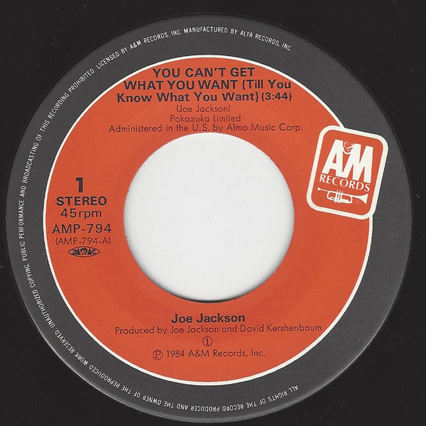 Joe Jackson - You Can't Get What You Want (Till You Know What You W...