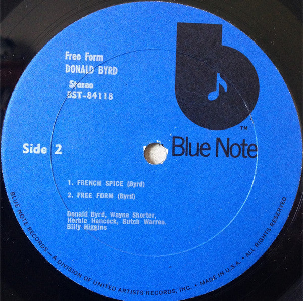 Donald Byrd - Free Form (LP, Album, RE)