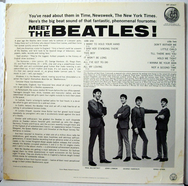 The Beatles - Meet The Beatles! (LP, Album, RE, Win)