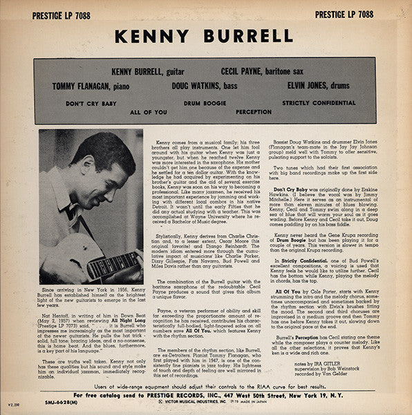 Kenny Burrell - Kenny Burrell (LP, Album, Mono, RE)