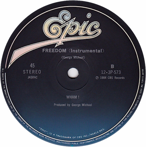 Wham! - Freedom (Long Version) (12"", Single)