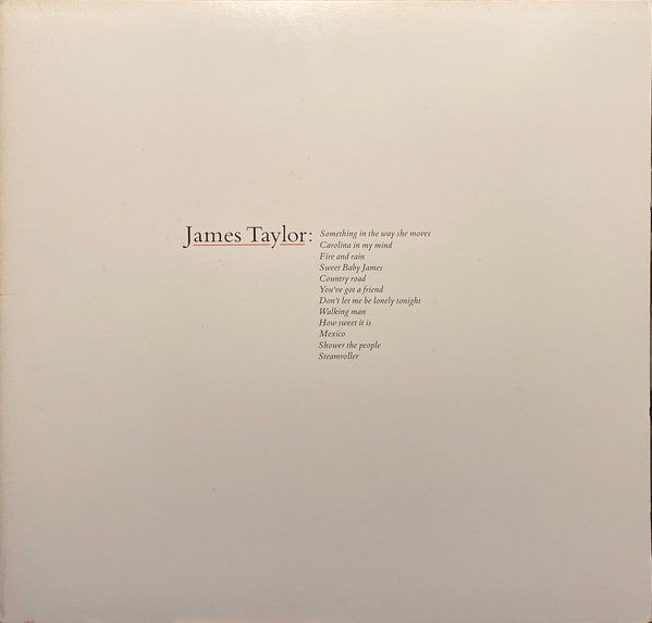 James Taylor (2) - Greatest Hits (LP, Comp, RE, Spe)