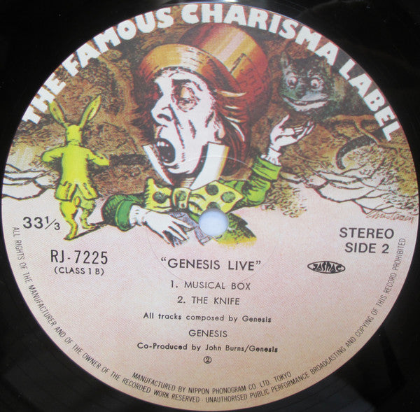 Genesis - Live (LP, Album, RE)