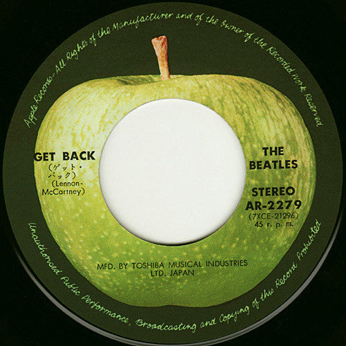 The Beatles - ゲット・バック / ドント・レット・ミー・ダウン = Get Back / Don't Let Me Do...