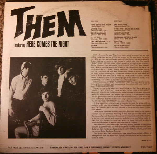 Them (3) - Here Comes The Night (LP, Album)