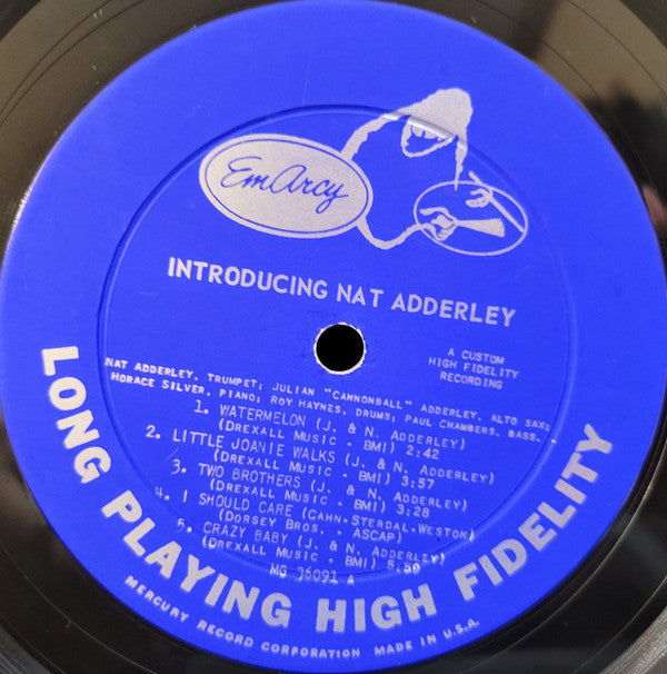 Nat Adderley - Introducing Nat Adderley (LP, Album, Mono, Dee)