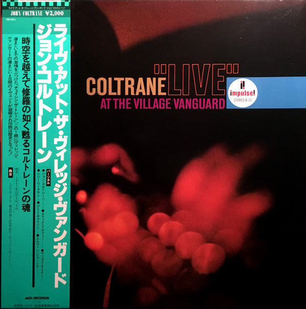 Coltrane* - ""Live"" At The Village Vanguard (LP, Album, RE, Gat)