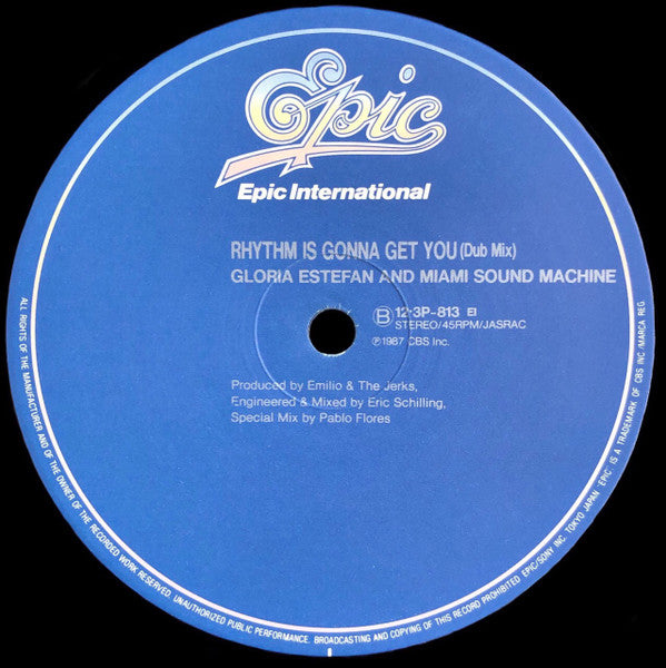 Miami Sound Machine - Rhythm Is Gonna Get You(12", Single)