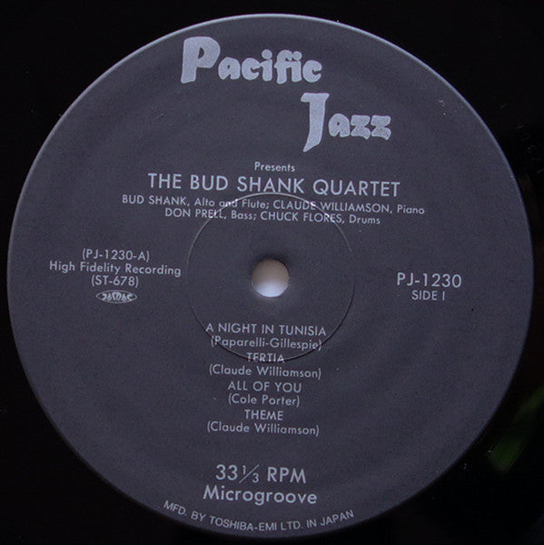 Bud Shank Quartet - Bud Shank Quartet Featuring Claude Williamson(L...