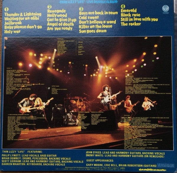 Thin Lizzy - Life Live (2xLP, Album)