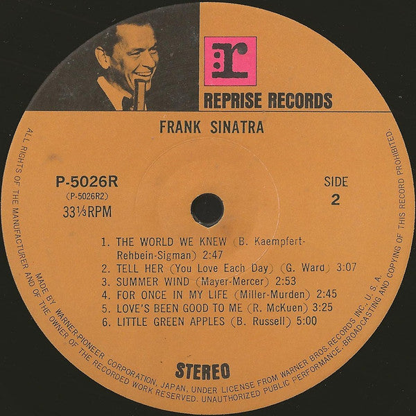 Frank Sinatra - Frank Sinatra (2xLP, Comp)