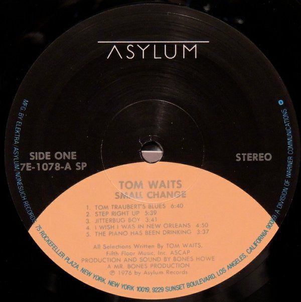 Tom Waits - Small Change (LP, Album, RE, SRC)