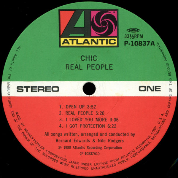 Chic - Real People (LP, Album)