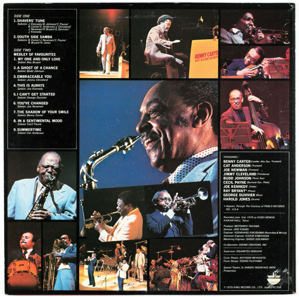 Benny Carter Jazz Allstar Orchestra* - Live In Japan '79 (LP, Album)
