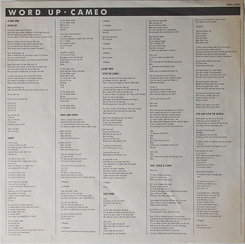 Cameo - Word Up! (LP, Album)