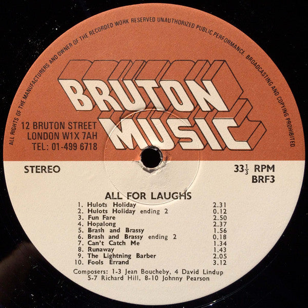 Various - All For Laughs (LP)