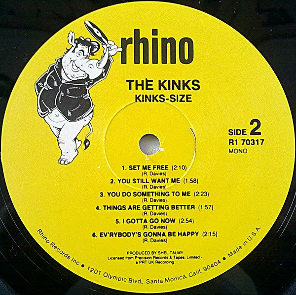 The Kinks - Kinks-Size (LP, Album, RE, RM)