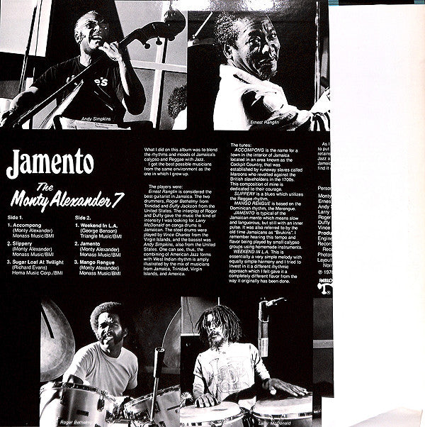 The Monty Alexander 7 - Jamento (LP, Album)