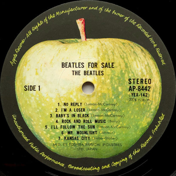 The Beatles - Beatles For Sale (LP, Album, RE)