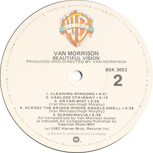 Van Morrison - Beautiful Vision (LP, Album, Win)