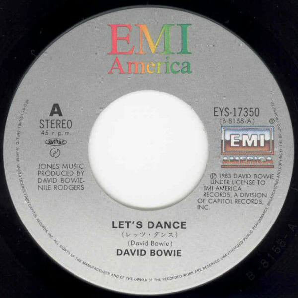 David Bowie - Let's Dance  (7"", Single)