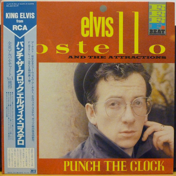 Elvis Costello And The Attractions* - Punch The Clock (LP, Album)
