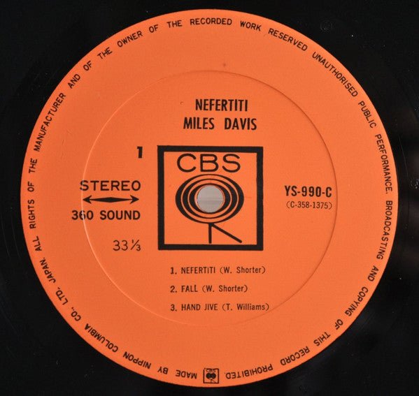 Miles Davis - Nefertiti (LP, Album)